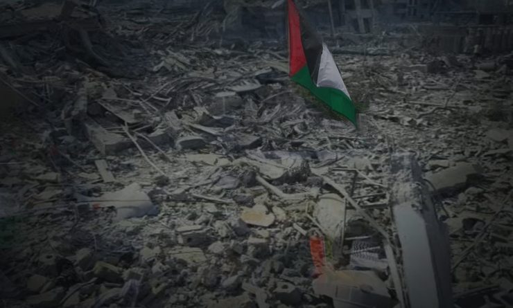Destruction of Gaza - Martyrs of Gaza are soaring in the Heavens